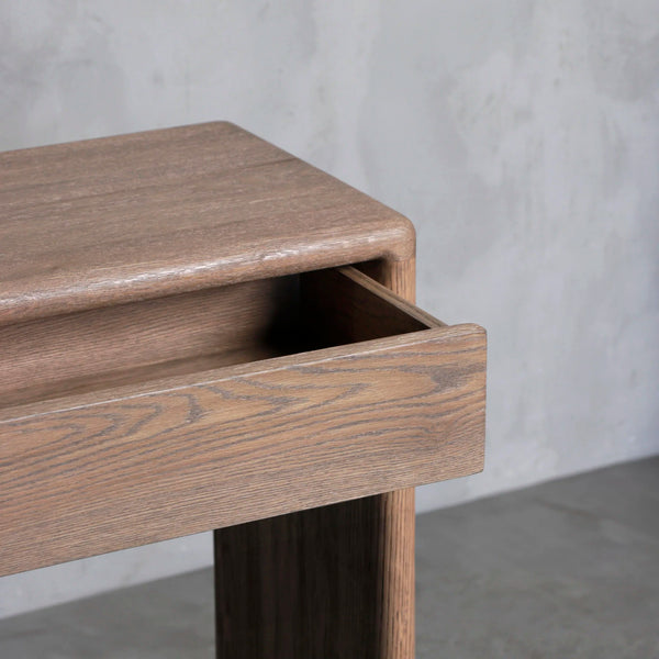 ARRIMO LA BRISA CON CAJÓN 120 X 36 X 76 ROBLE LINO TIBIO