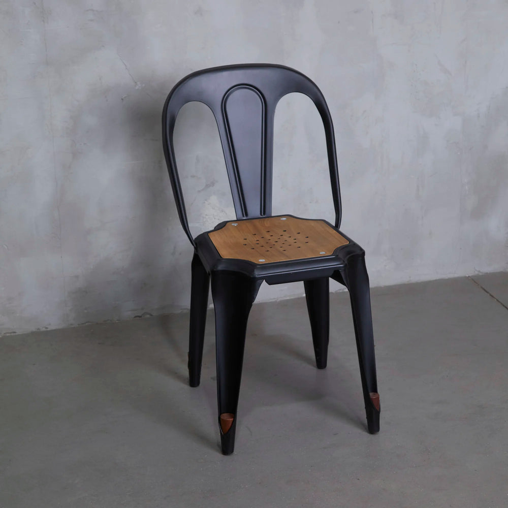 Silla Compas Negro Alto Tráfico