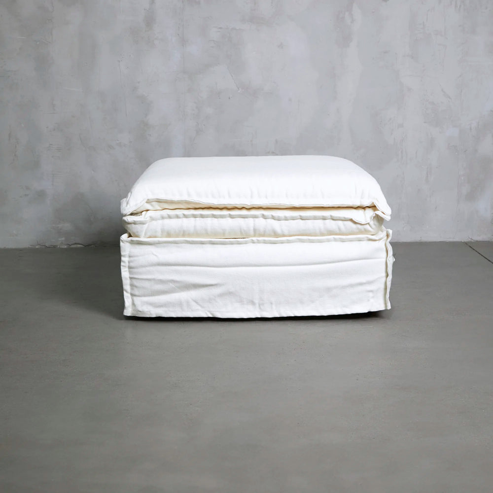 Pouf El Bendito 80 x 80 Crudo