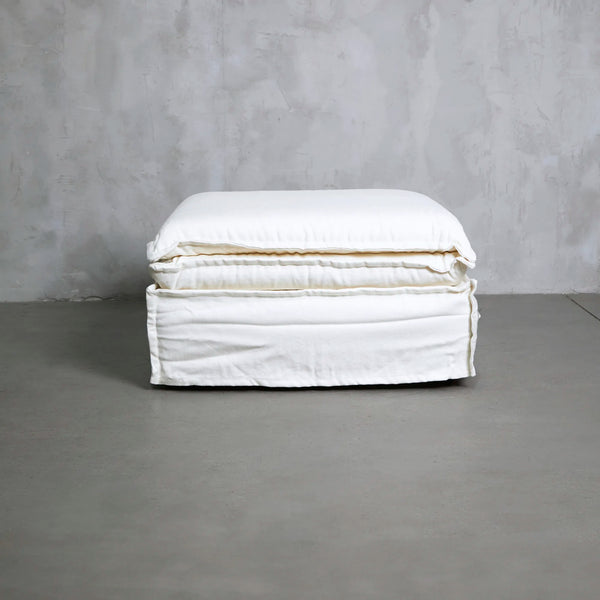 Pouf El Bendito 80 x 80 Crudo