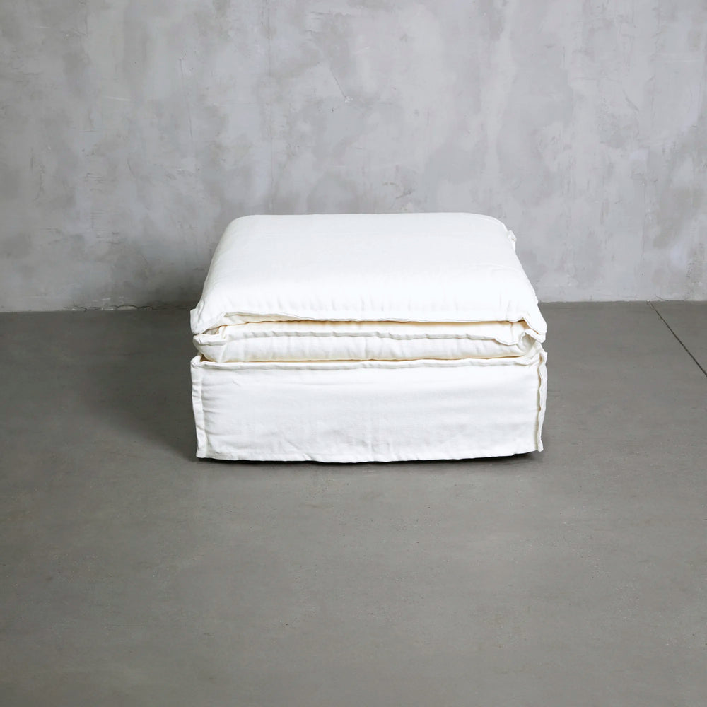 Pouf El Bendito 80 x 80 Crudo