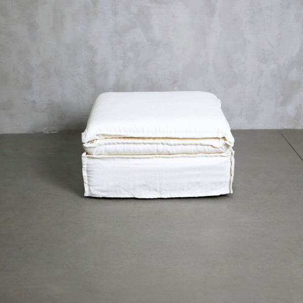 Pouf El Bendito 80 x 80 Crudo