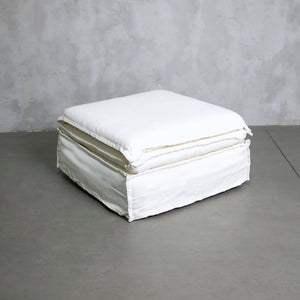 Pouf El Bendito 80 x 80 Crudo