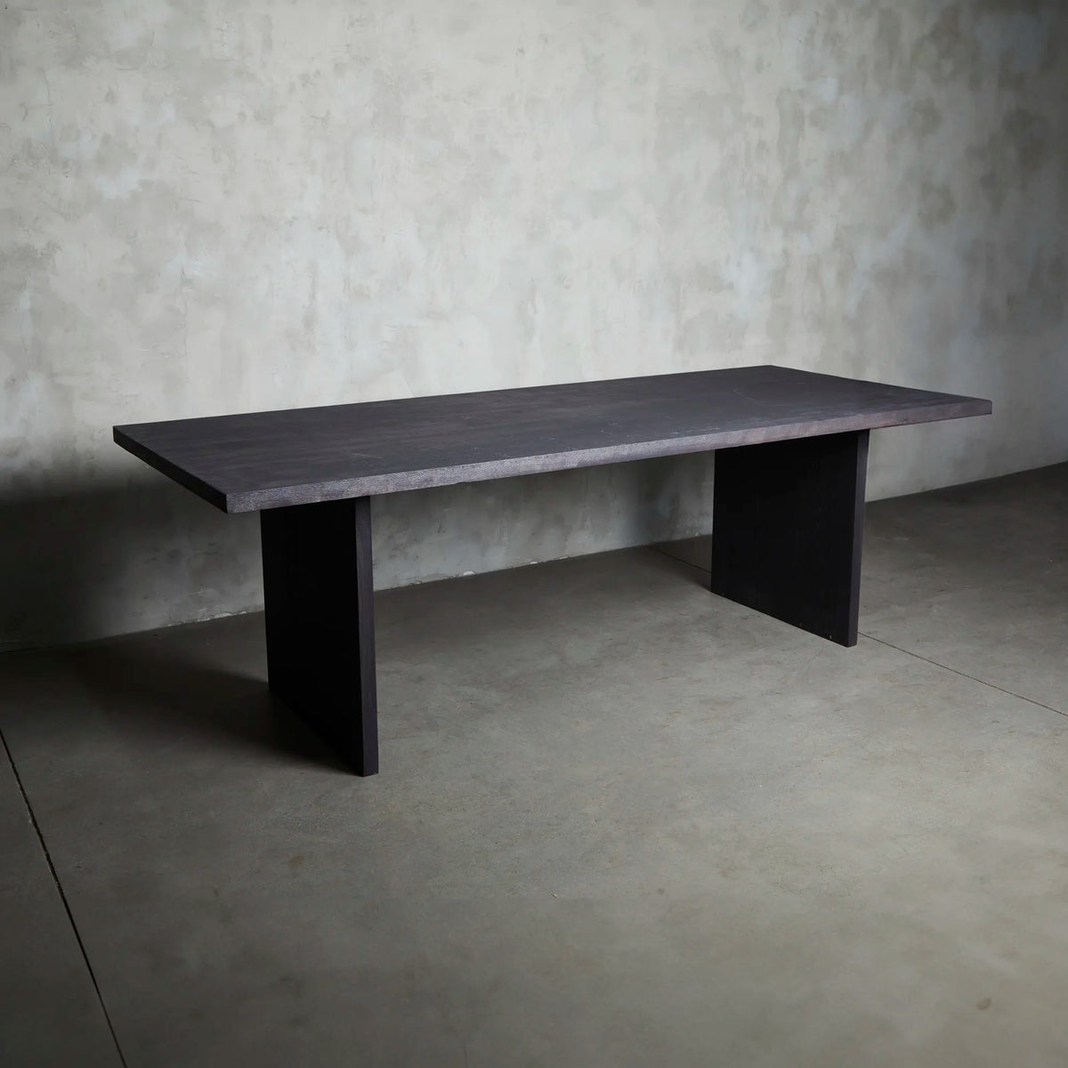 Mesa Sargento 240x100 Choco Oscuro Rústico