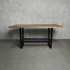 Mesa Bar Tranquera 2.50 x 100 Gris Liso