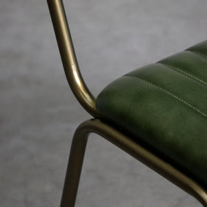 Silla de Cuero Verde