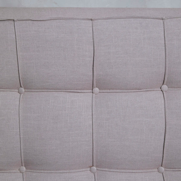 Respaldo cama 2.10 x 0.70 capitoné gris