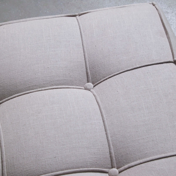 Respaldo cama 2.10 x 0.70 capitoné gris