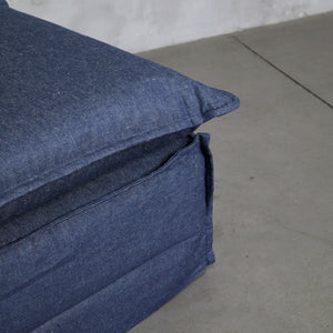 Pouf Carmen (70 x 70 cm) Azul
