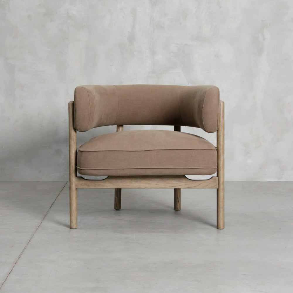 POLTRONA GINEBRA ALGODÓN TAUPE
