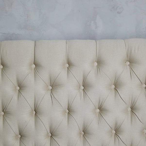 Respaldo Cama 1.60 x 1.00  Capitoné Beige