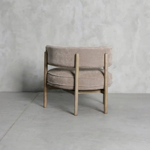 POLTRONA GINEBRA TAUPE TELA