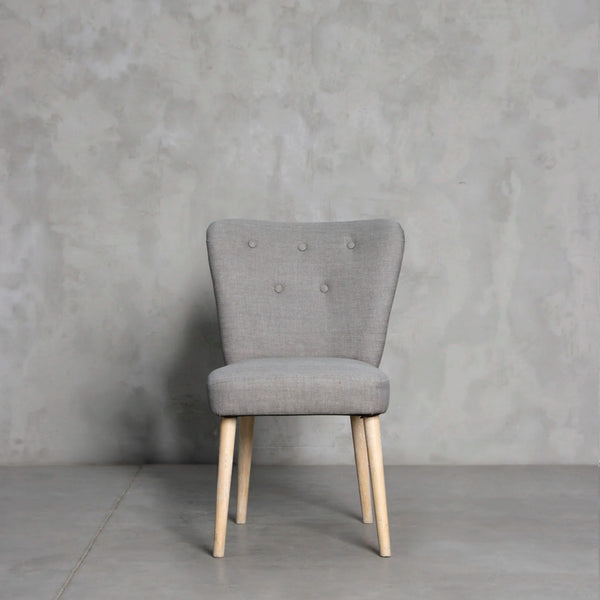 Silla Fausta lino gris