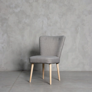 Silla Fausta lino gris
