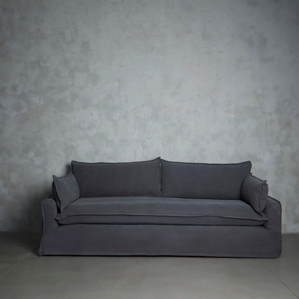 Sofá La Parra (100 x 260 cm) Gris Rustico