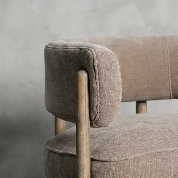 POLTRONA GINEBRA TAUPE TELA