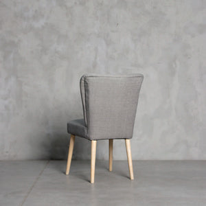 Silla Fausta lino gris