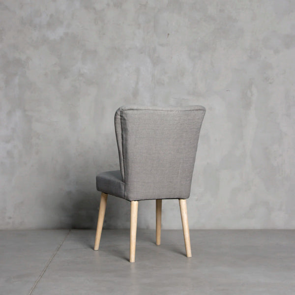 Silla Fausta lino gris