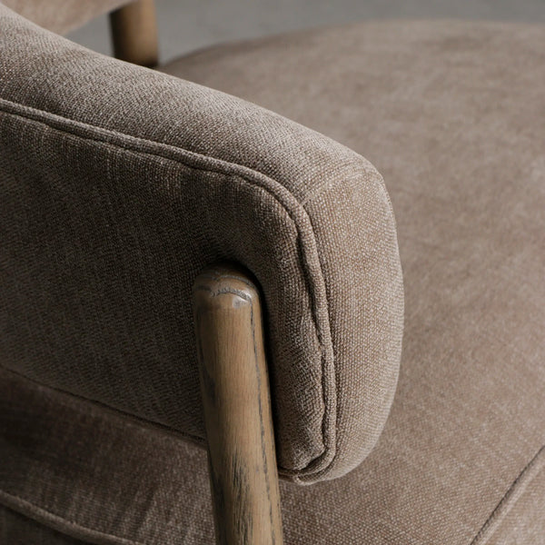 POLTRONA GINEBRA TAUPE TELA