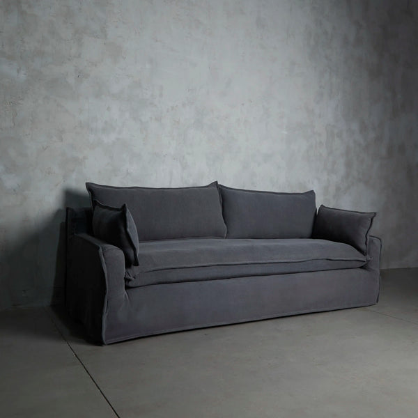 Sofá La Parra (100 x 260 cm) Gris Rustico