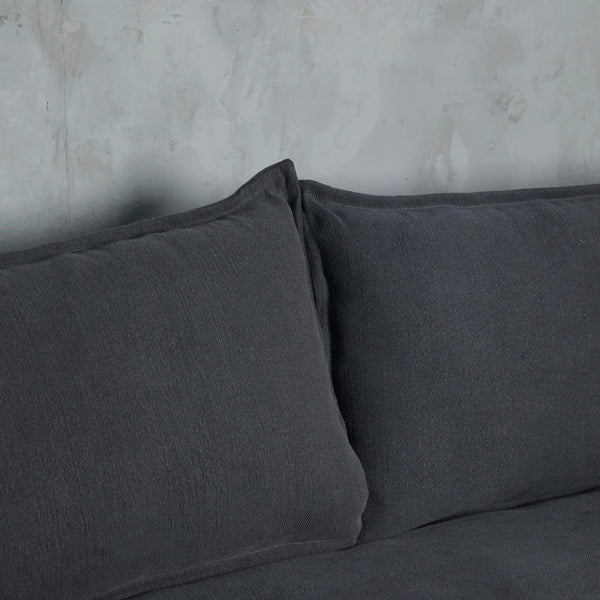 Sofá La Parra (100 x 260 cm) Gris Rustico