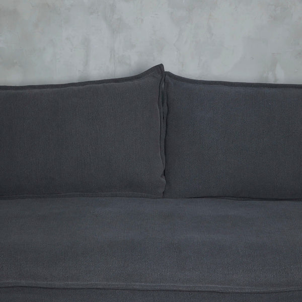 Sofá La Parra (100 x 260 cm) Gris Rustico