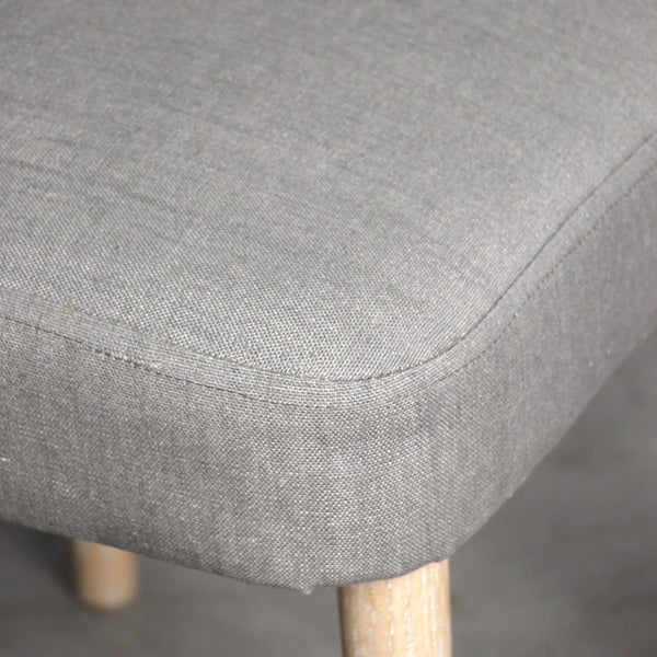 Silla Fausta lino gris