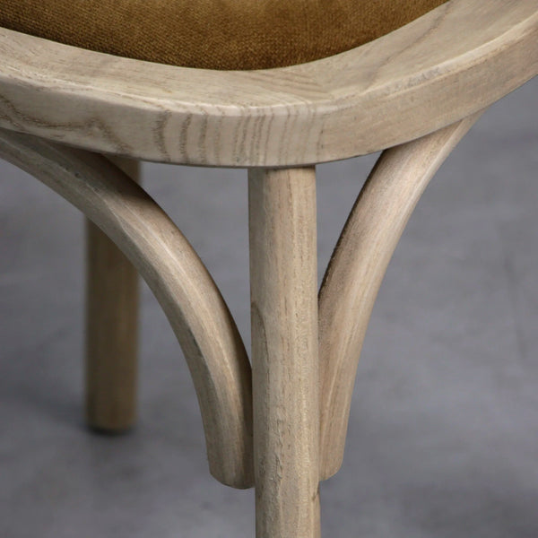SILLA PIMPINELA NATURAL MOSTAZA