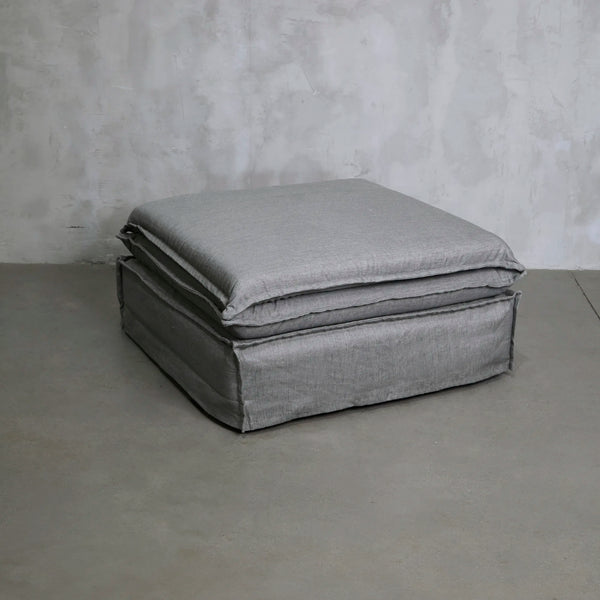 Pouf El Bendito 90 x 90 Gris Medio