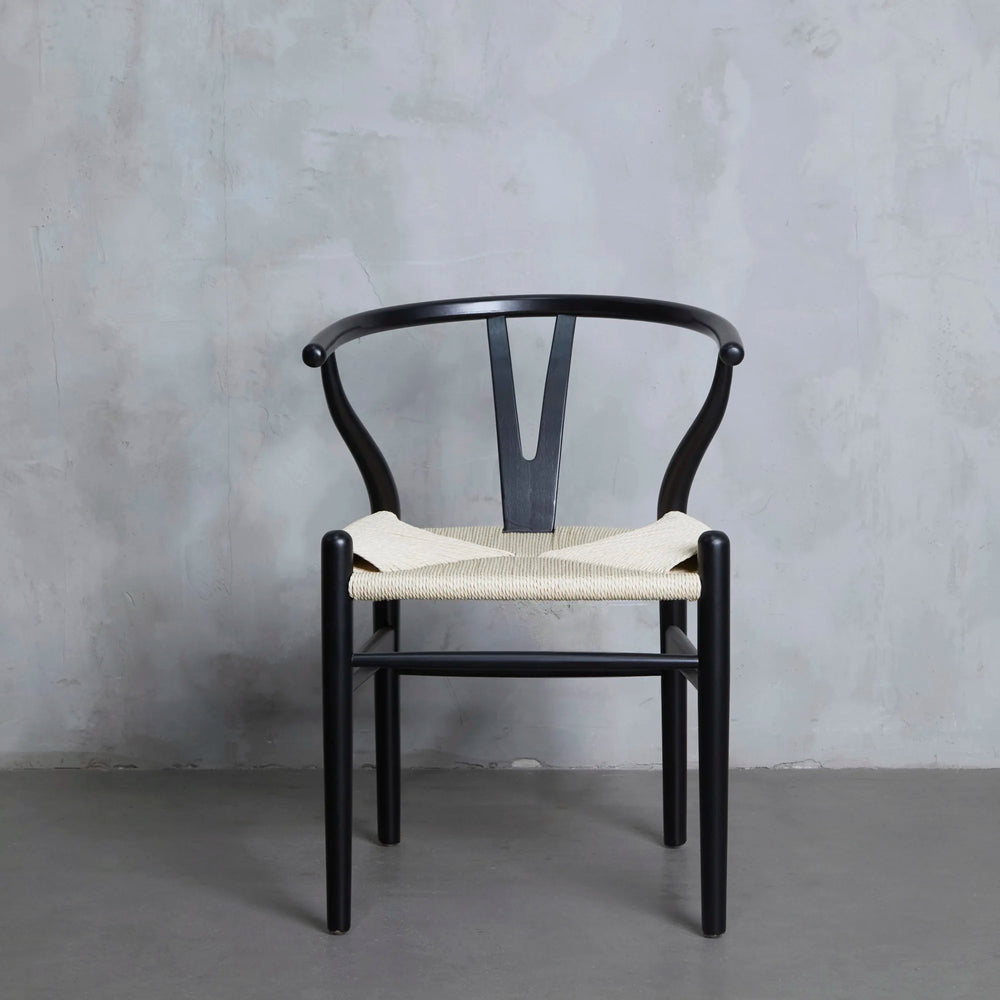 Silla Wishbone Negra