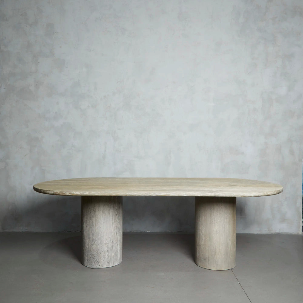 Mesa Comedor Ángel 2.40 X 1.10 Gris