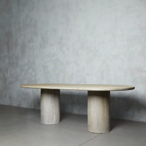 Mesa Comedor Ángel 2.40 X 1.10 Gris