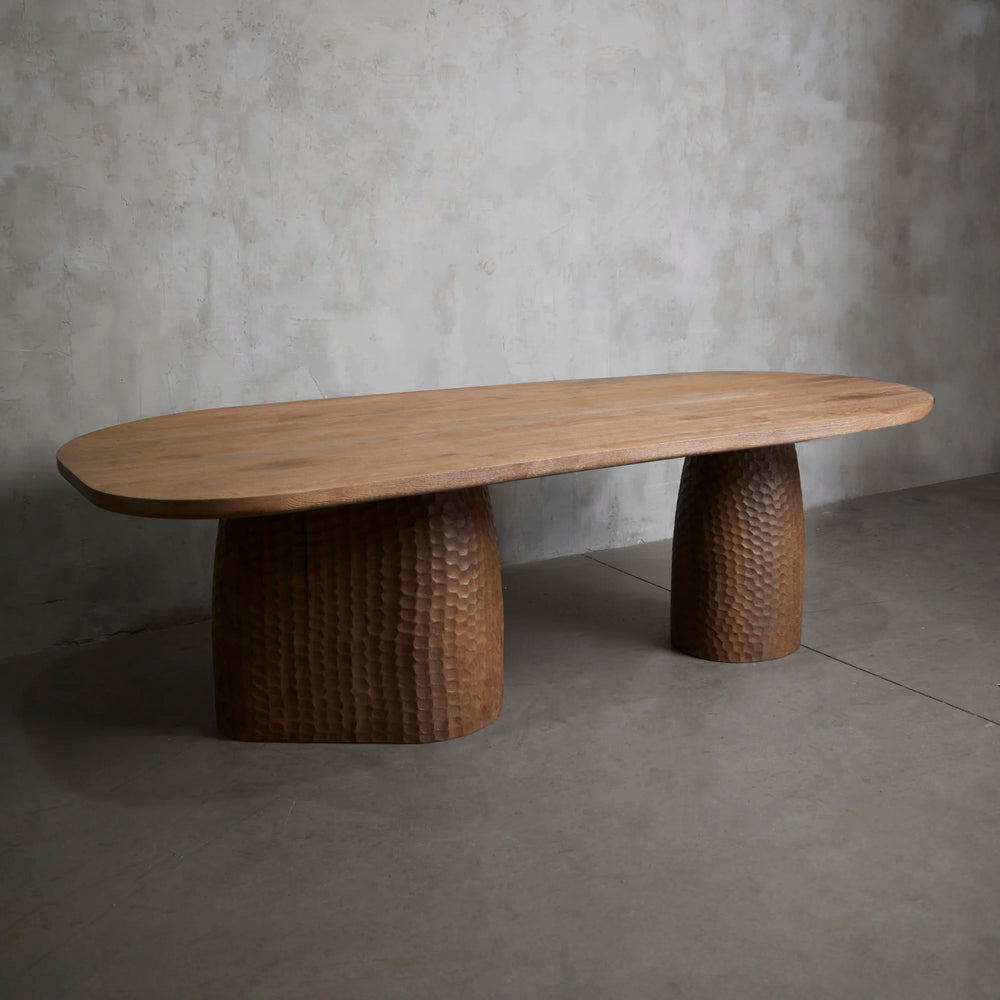 Mesa Comedor Señora Del Agua 2.42 Lino Tibio