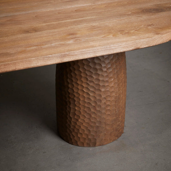 Mesa Comedor Señora Del Agua 2.42 Lino Tibio