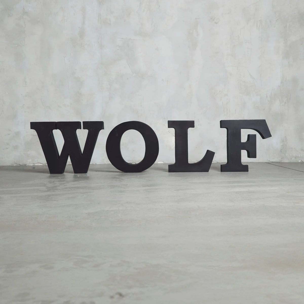 Letras Metal Wolf