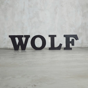 Letras Metal Wolf