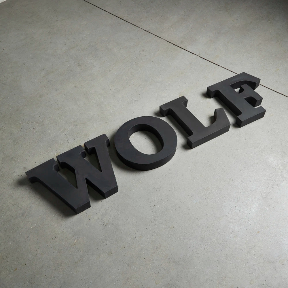 Letras Metal Wolf
