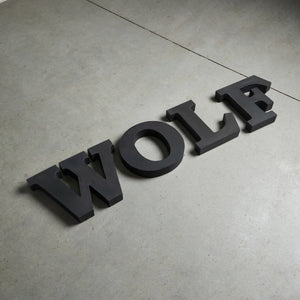 Letras Metal Wolf