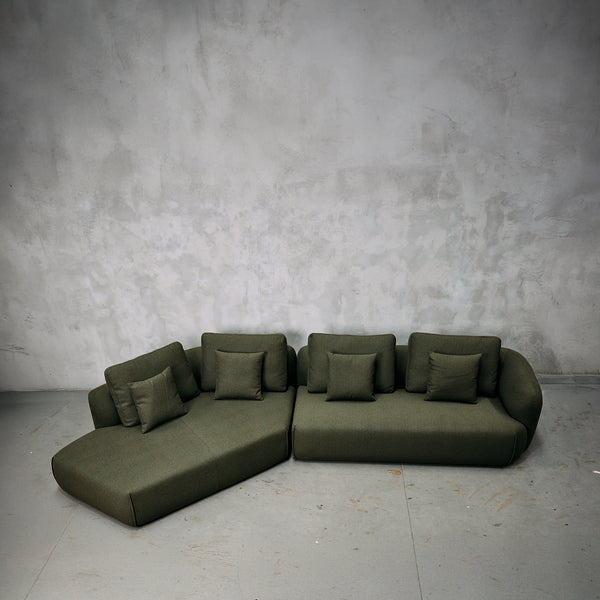 Sofá Riñón Verde