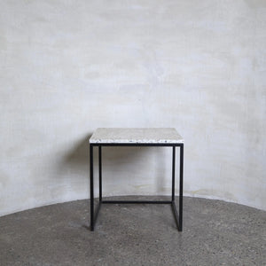Mesa Lateral Mármol Terrazo L