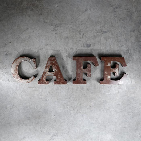 Letras Metal Café