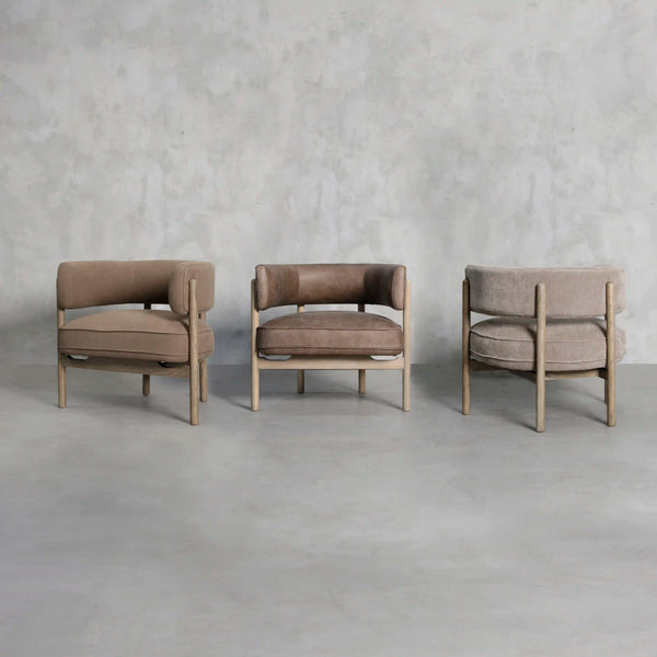 POLTRONA GINEBRA TAUPE TELA
